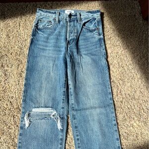 Medium Wash Pistola Straight Leg Jeans